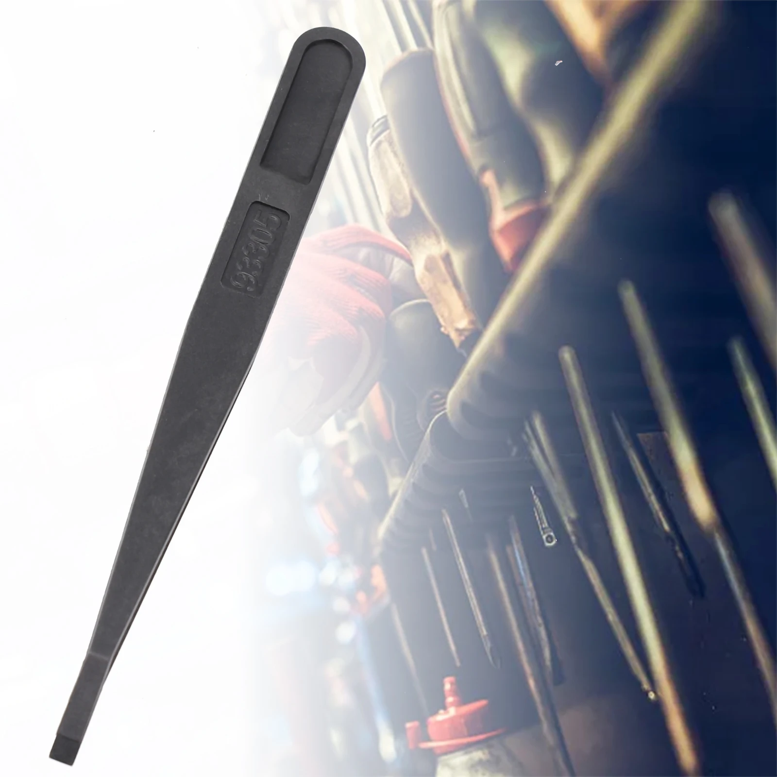 Pinça antiestática de fibra de carbono, ferramenta de reparo de relógio para relojoeiro, pinça aparadora, acessórios de ferramenta de fibra de carbono, 1 peça