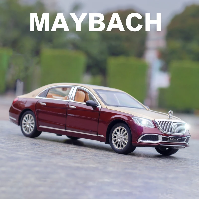 

1:24 Maybach S600 Alloy Car Model Diecast & Toy Vehicles Metal Toy Car Model Collection High Simulation Childrens Gift