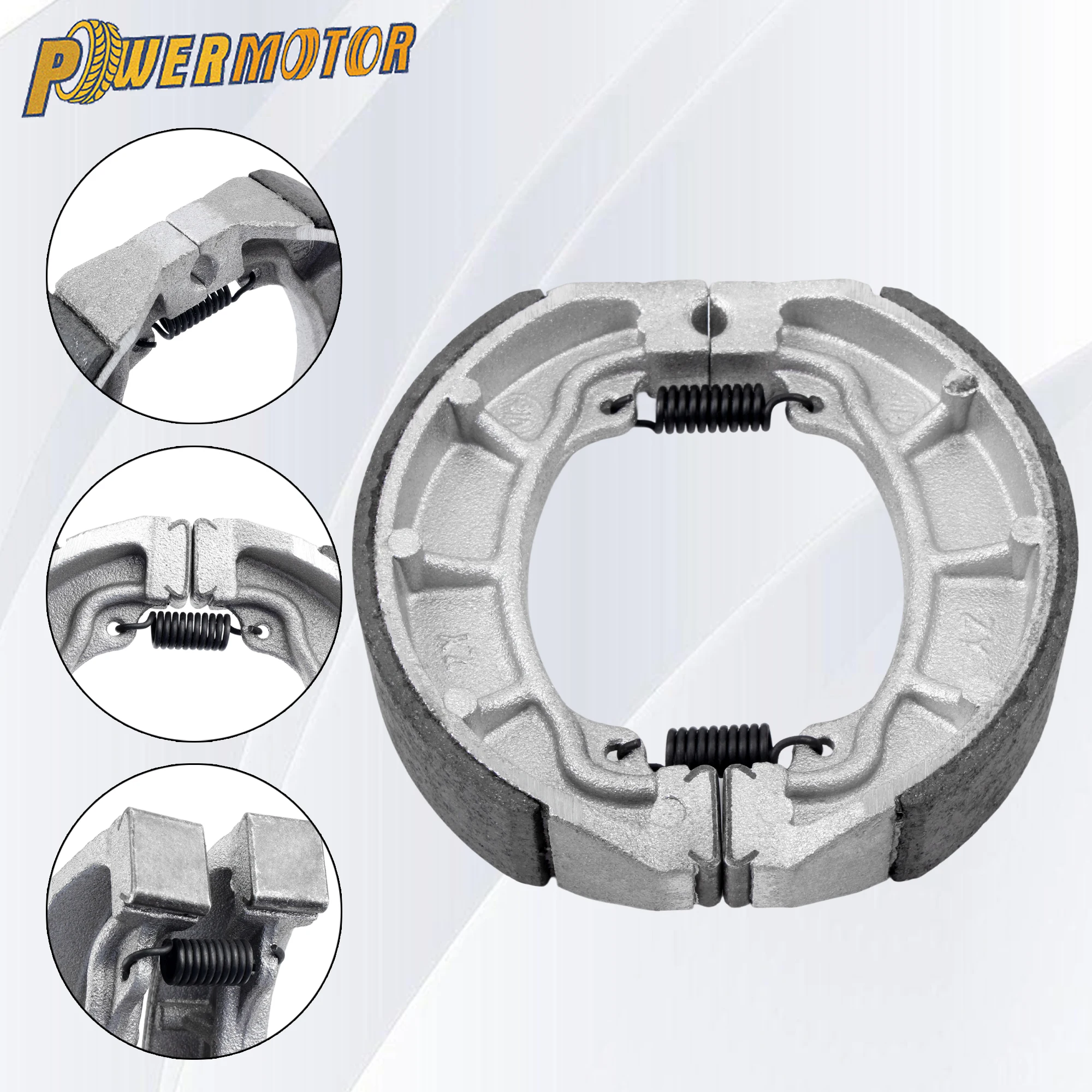 

Motorcycle Scooter Front/Rear Brake Disks Pads Rear Brake Drum Shoes For Honda PCX125 150 SH125 Lead 125 Vision 110 Roketa Sunl