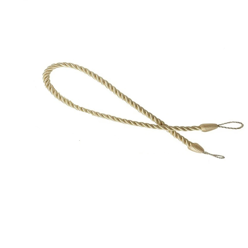 

2 Pcs Curtain Tie Holdbacks Accessories Tassel Strap Rural Hanging Tieback Rope