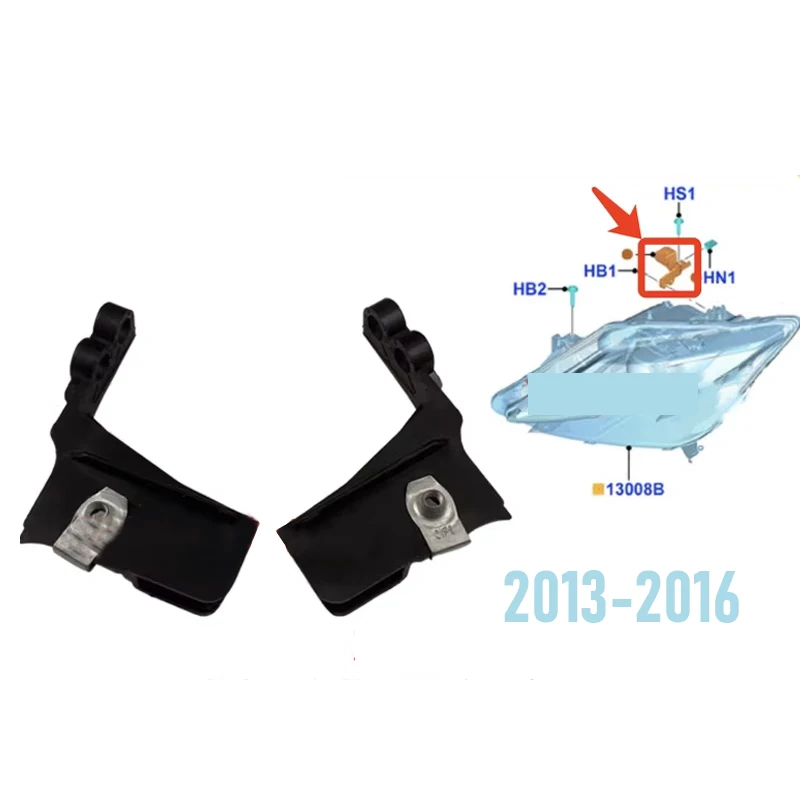 

1 шт. кронштейн для крепления передней левой/правой фары, ремонтный комплект, подходит для Ford Mondeo 2013-2016, 2017-2020, автомобильные аксессуары