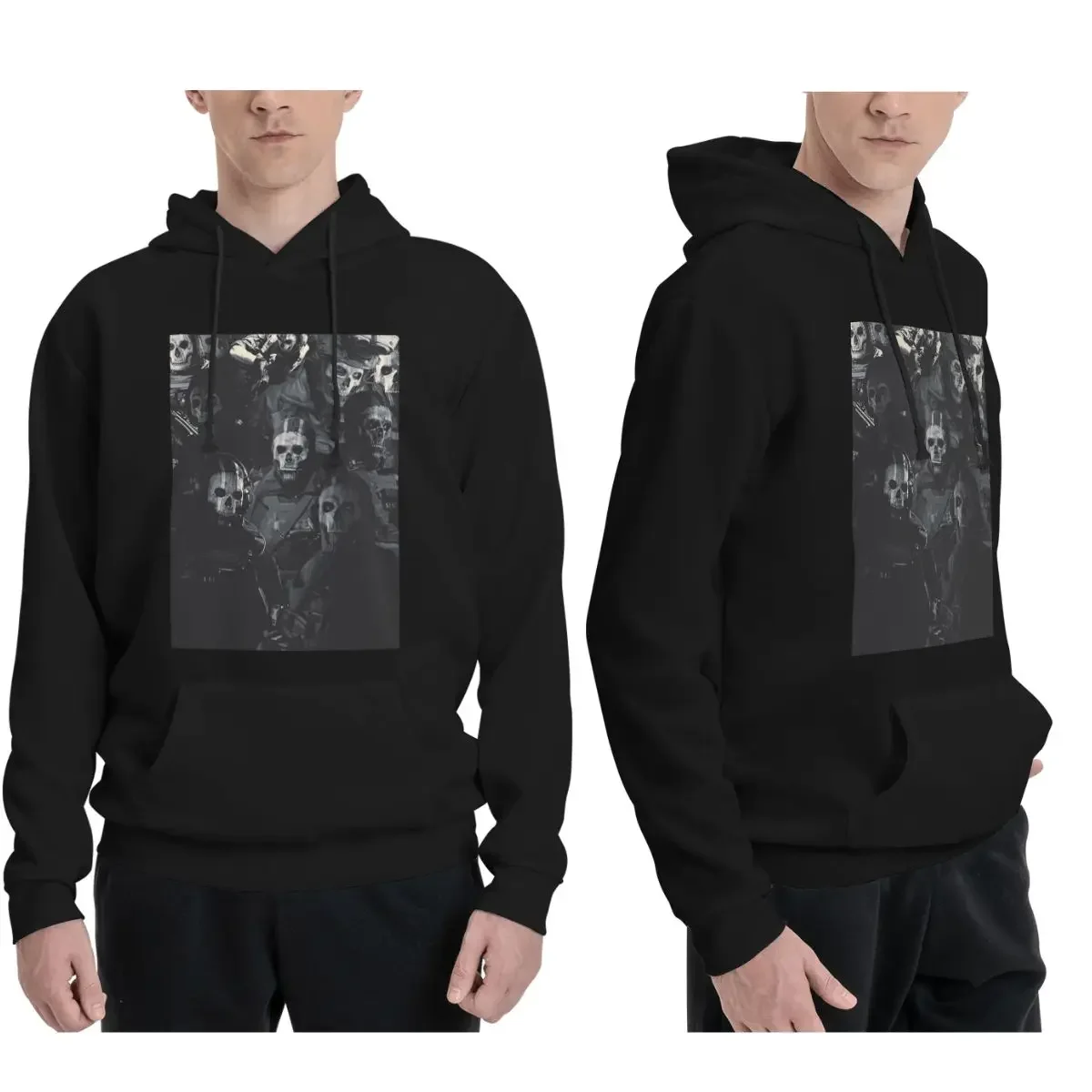 Simon Ghost Riley Hoodies Herren Damen Casual Pullover Sweatshirt Hip Hop Langarm Kapuze Herbst Winter