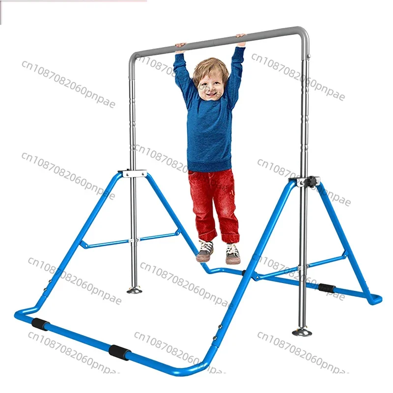 Gymnastics Horizontal Bar for Kids Folding Adjustable Height Home Training Bar Equipment  gym equipment for home pull up bar