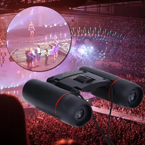 30x60 Small Binoculars 1000m HD Folding Mini Telescope for Hunting Sports Outdoor Camping Travel Equip Long Range View Telescope