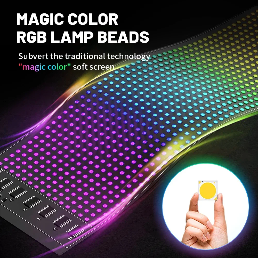 HL RGB بلوتوث سيارة شاحنة LED لوحة مصباح مصفوفة بكسل أضواء قابلة للبرمجة مع التحكم في تطبيق بلوتوث عرض مرن LightIP68