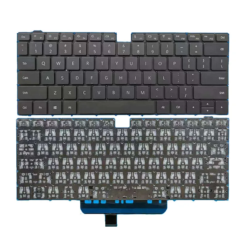 US Language Keyboard For HONOR MagicBook X14/X15 BBR-WAH9 NBR-WAI9 BhR-WAQ9HNRP Black Color