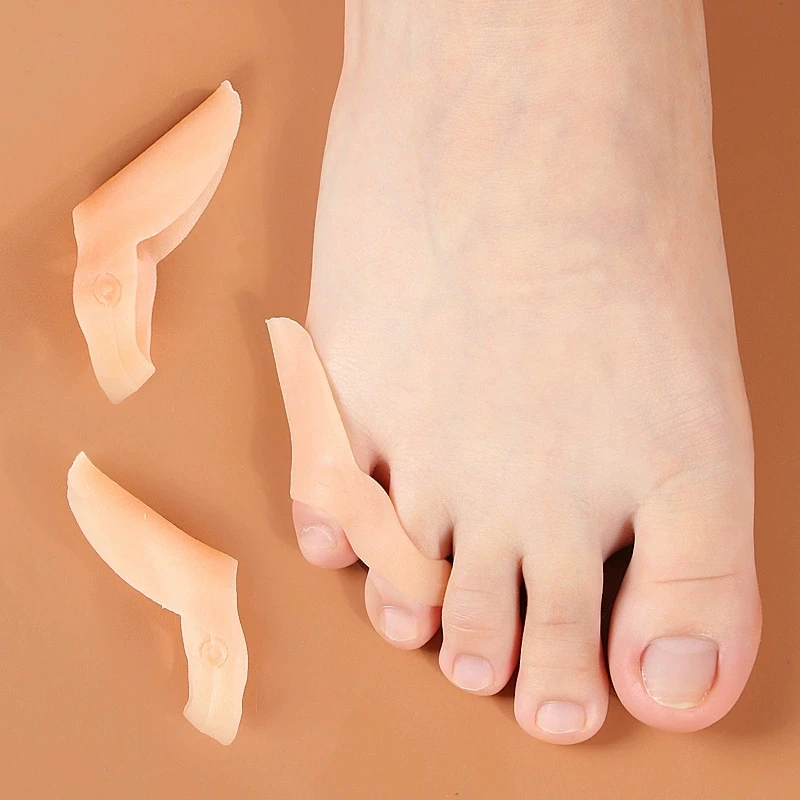 1/10/100Pair Toe Separator Spacer Little Gel Pinky Toe Protector Pads Foot Cushion for Callus & Blisters Relief
