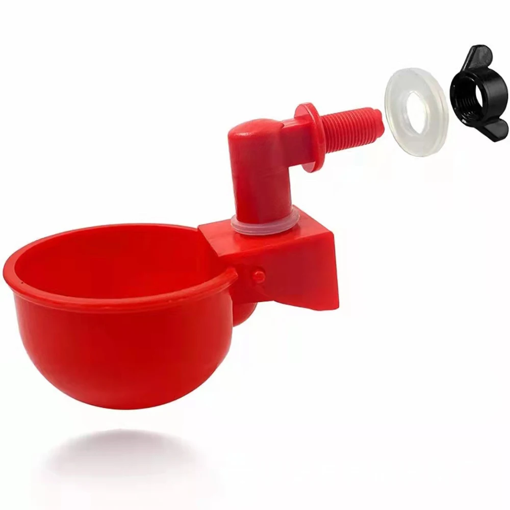 Automatic Poultry Drinker Bowl Chicken Bird Water Cups Duck Drinking Machine Hanging Drinking Bowls Water Dispenser