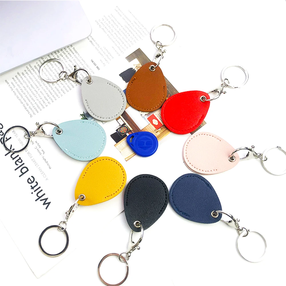 Custom Letters Door Access Control Keychain Personalize Name Logo Hotel Famliy Access Keys Protective Cover ID Card Tags Keyfob