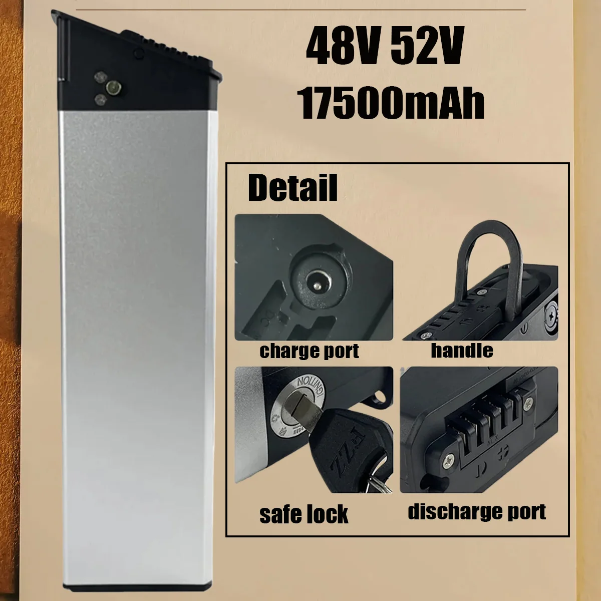 48V/52V 17.5Ah 14Ah Baterías Repuesto Para 2024 Nuevo Engwe EP-2 Pro Engine Pro Versión Mejorada Para CDH-009 Batería MATE X