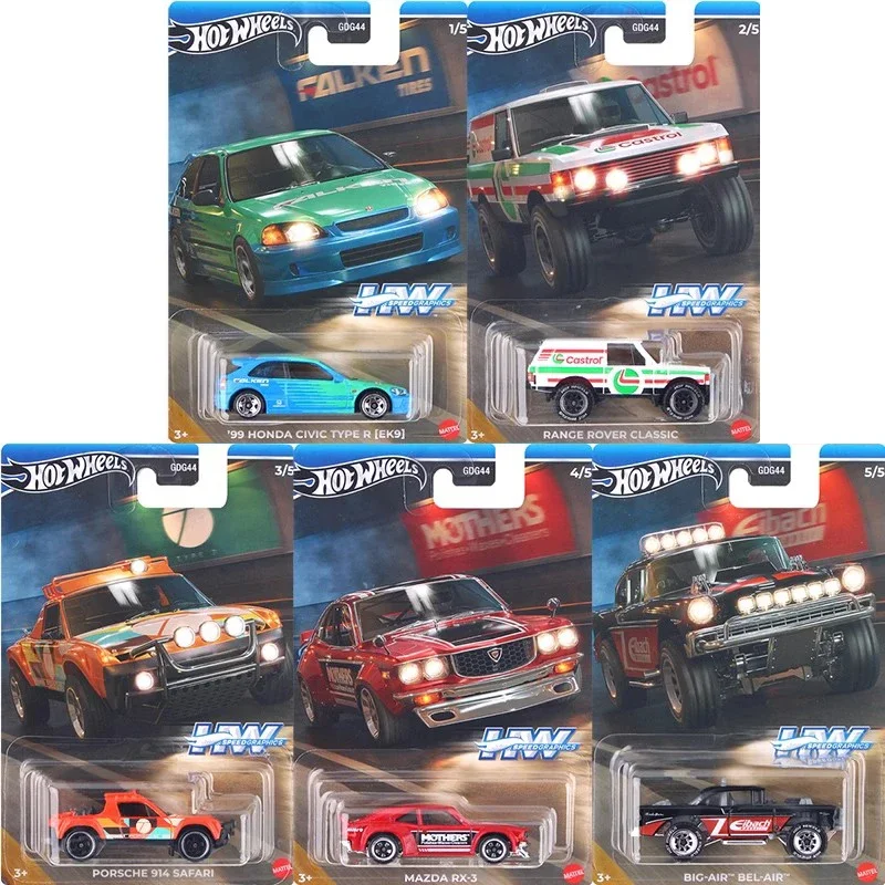 Mattel esportivo para crianças, Porsche 911 GT3, Hot Wheels, Carros Mazad Rápidos, Range Rover Classic Model Hotwheels, coleção rápida