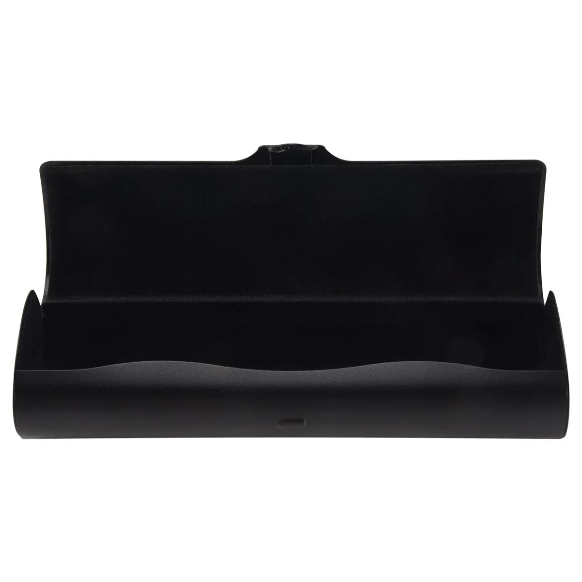 老眼鏡用の硬質金属保護ケース,黒の眼鏡ケース,スリムでマットな眼鏡ケース