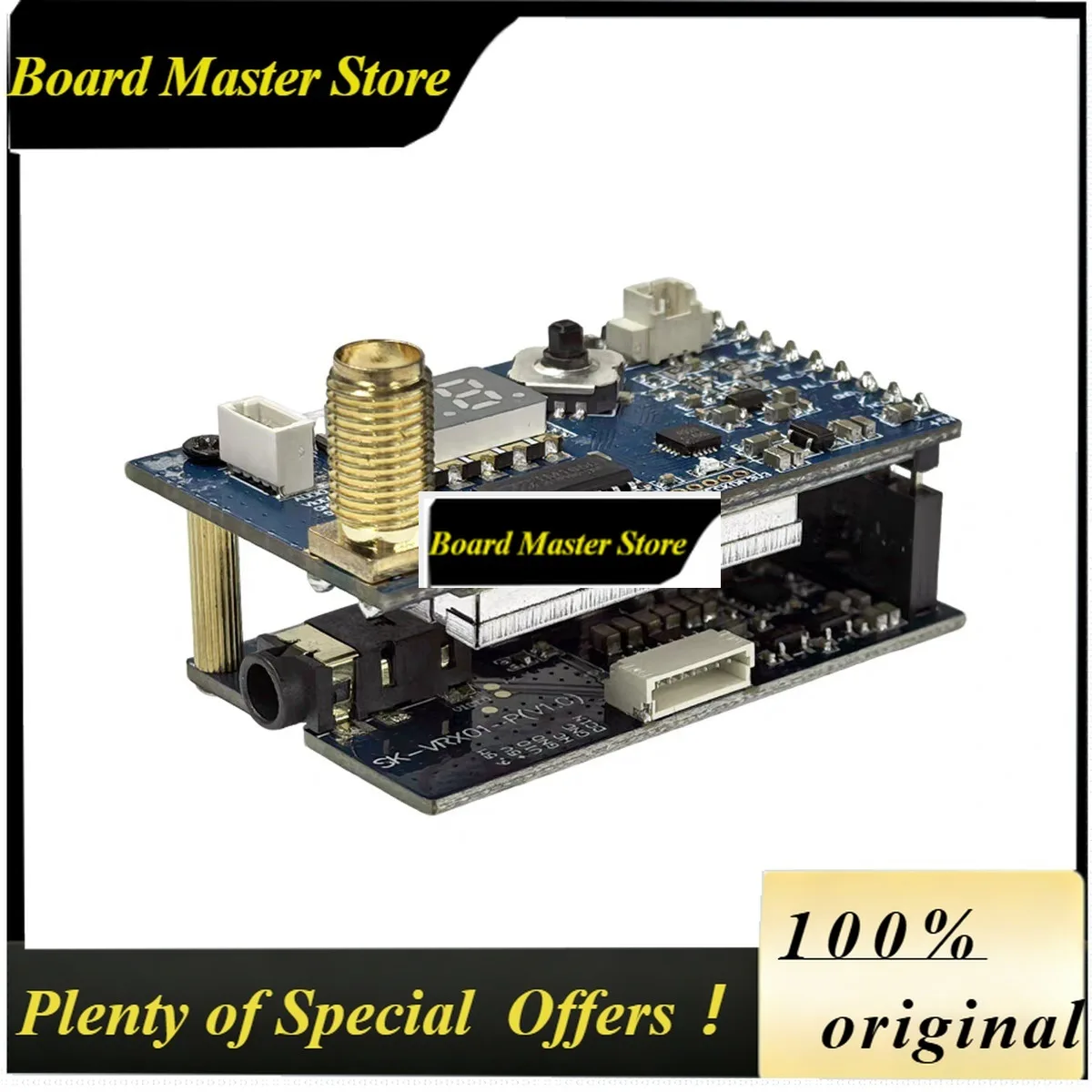 BoMaSSK-VRX02 80CH 3.3g Image Transmission Receiver Signal Alarm VRX For FPV Drone