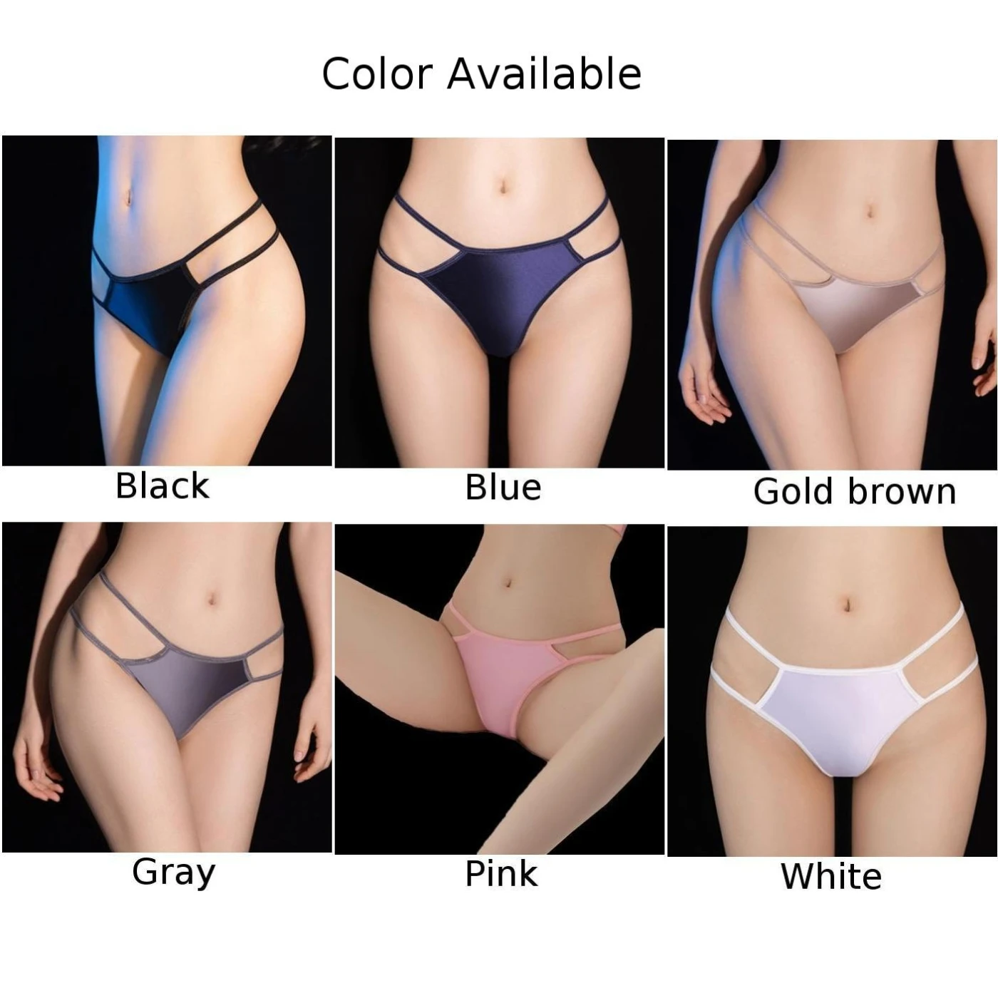 زيت نسائي لامع جي سترينغ ملابس داخلية مجوفة ، سراويل داخلية غير ملحومة ، حزام مزدوج ، سروال داخلي على شكل حرف T ، ملابس داخلية نسائية مثيرة ، موجز مفتوح للمؤخرة