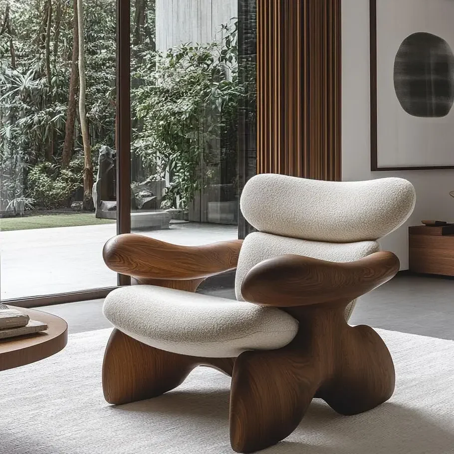 زخرفة ناعمة إبداعية على شكل خاص، كرسي ترفيهي فردي #4