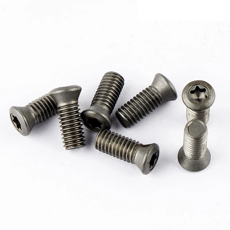 50pcs M1.6 m1.8 m2 m2.2 m2.5 m3 m3.5 m4 M5 M6 CNC Insert Torx Screw for Replaces Carbide Inserts CNC Lathe Tool