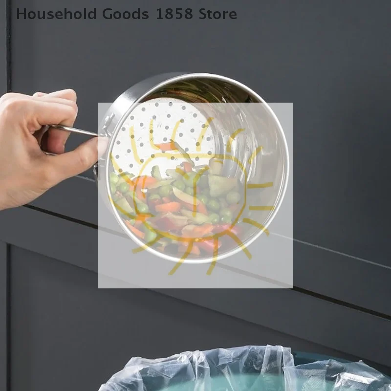 

Ситечко для раковины из нержавеющей стали, корзина, многофункциональный кухонный уловитель еды, дуршлаг для овощей и фруктов для фильтра, кухонных отходов