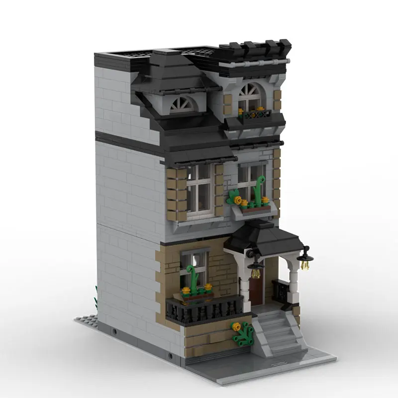 

Набор для сборки Street View MOC-1462 деталей: конструктор из мелких блоков, модель-головоломка, подарочный набор, украшение