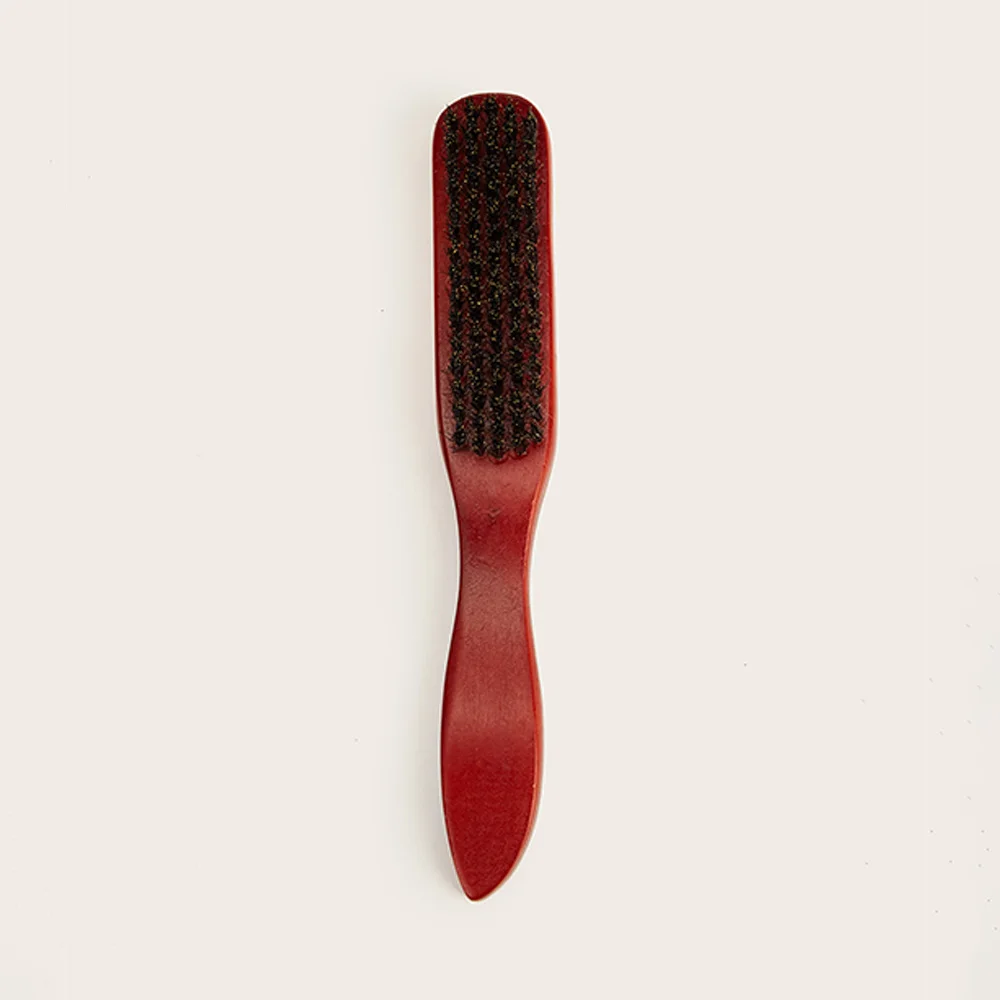 New Arrival Hair Brush Wood Handle Boar Bristle Beard Comb Styling Detangling Straighten Brown Lotus Boar Bristles Massage Com