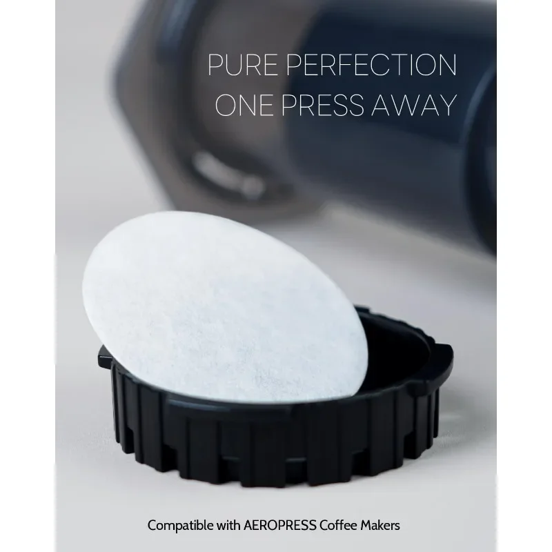 1000 Count Unbleached Paper Round Coffee Filters, 2.5inch/64mm Coffee Filters, for AeroPress Coffee Makers,
