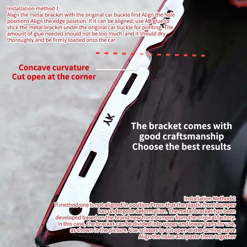 Reinforced Stainless Steel Metal Bracket For Golf 6 R20 2009 2014 2Pcs Broken Stable Car Repair Install Support