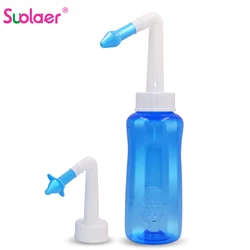 1Set 300ML Nasal Wash Cleaner Nose Protector Cleans Moistens Child Adult Avoid Allergic Rhinitis Neti Pot Dropshipping