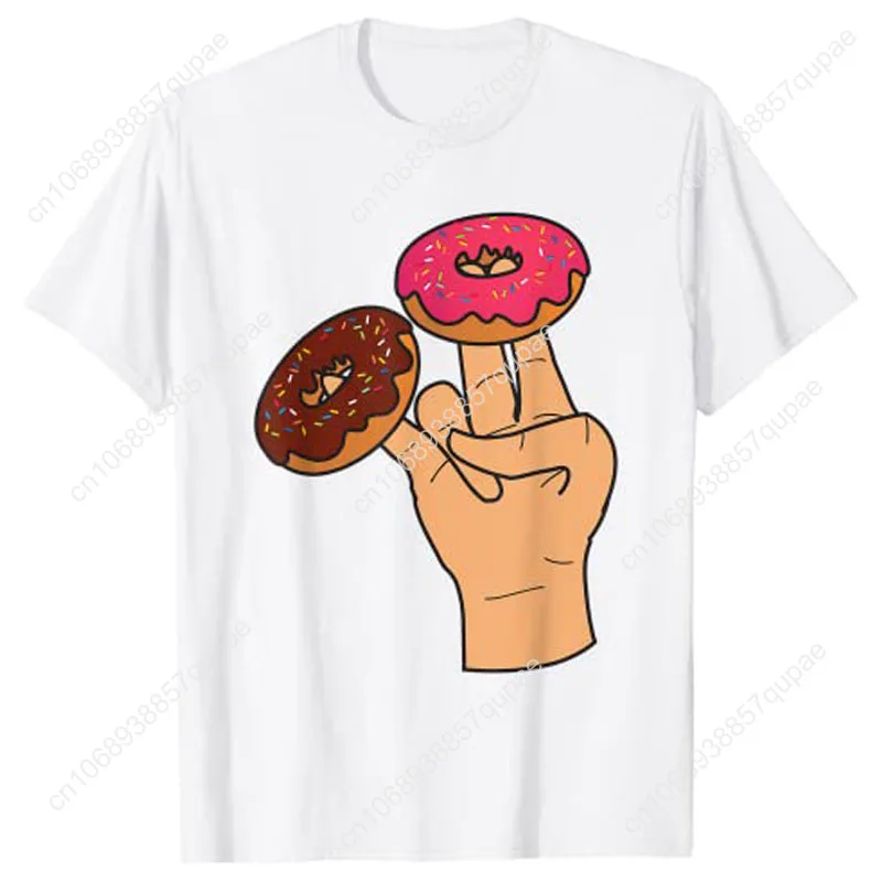 Two In The Pink One In The Stink Funny Shocker T-Shirt Graphic Donut Tee Tops