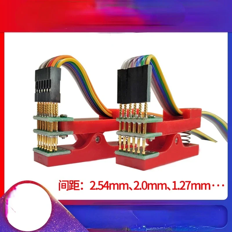 Test the bracket printed circuit board fixture probe download program burn 2.54/2.0/1.27 ohm cat single row wireless