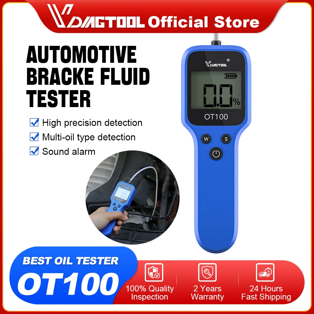 

Accurate Vdiagtool OT100 Engine Oil Tester With LCD Display Oil Quality Detector Gas Analyzer For Auto Check Oil Testing Tools