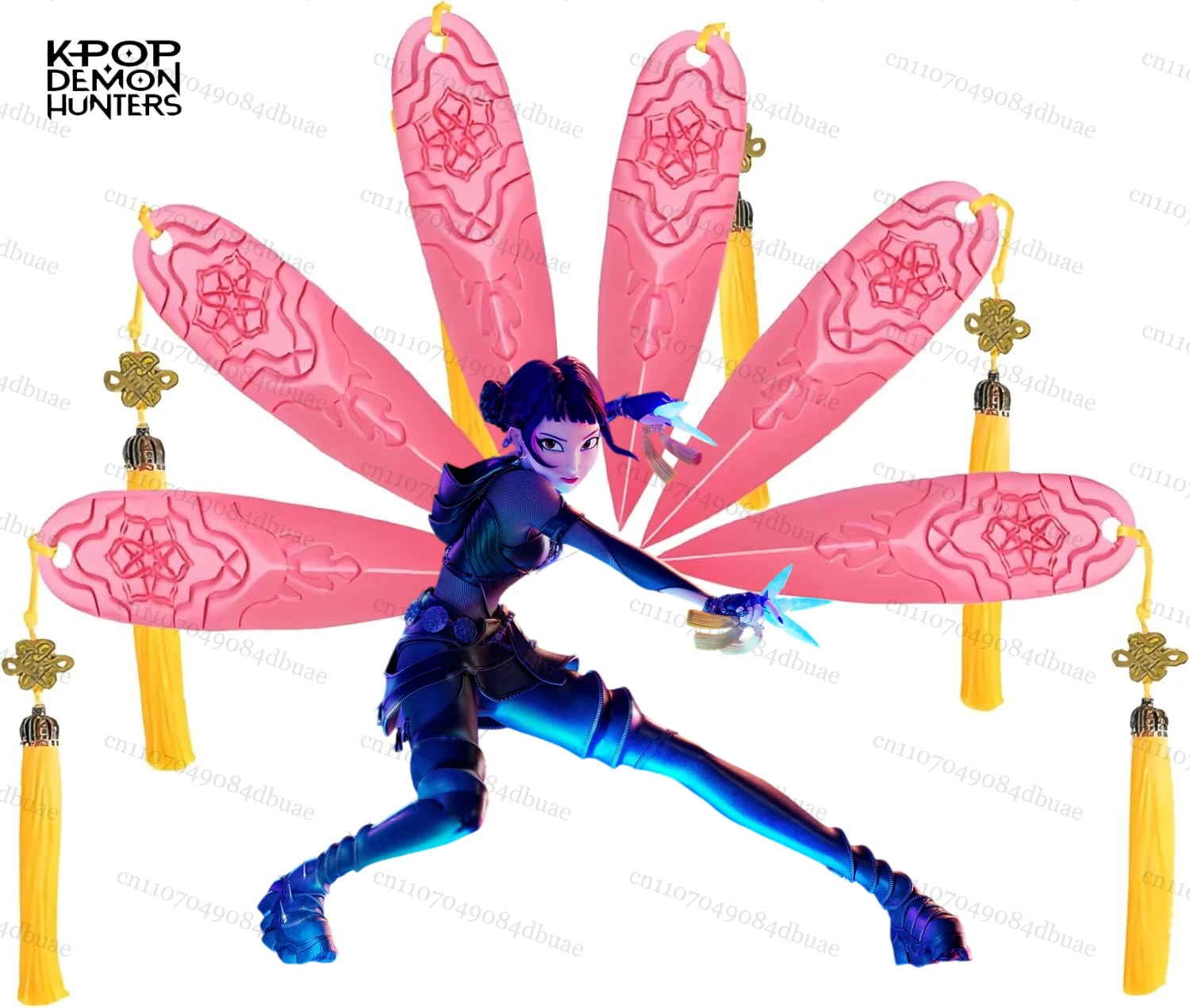 

Cosplay 3D Printed Dart 6PCS Demon Hunters HUNTERX Costume Kpops Accessories Prop Adults Womens Halloween Outfits Props