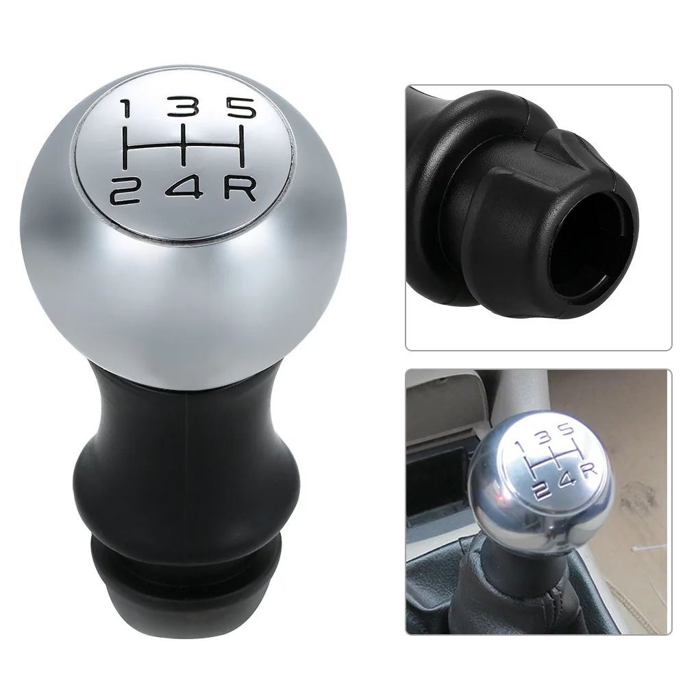 

5 6 Speed Car Aluminum Gear Shift Knob Shifter Lever Handle Stick AT MT Fit For Peugeot 106 206 306 406 107 207 307 407
