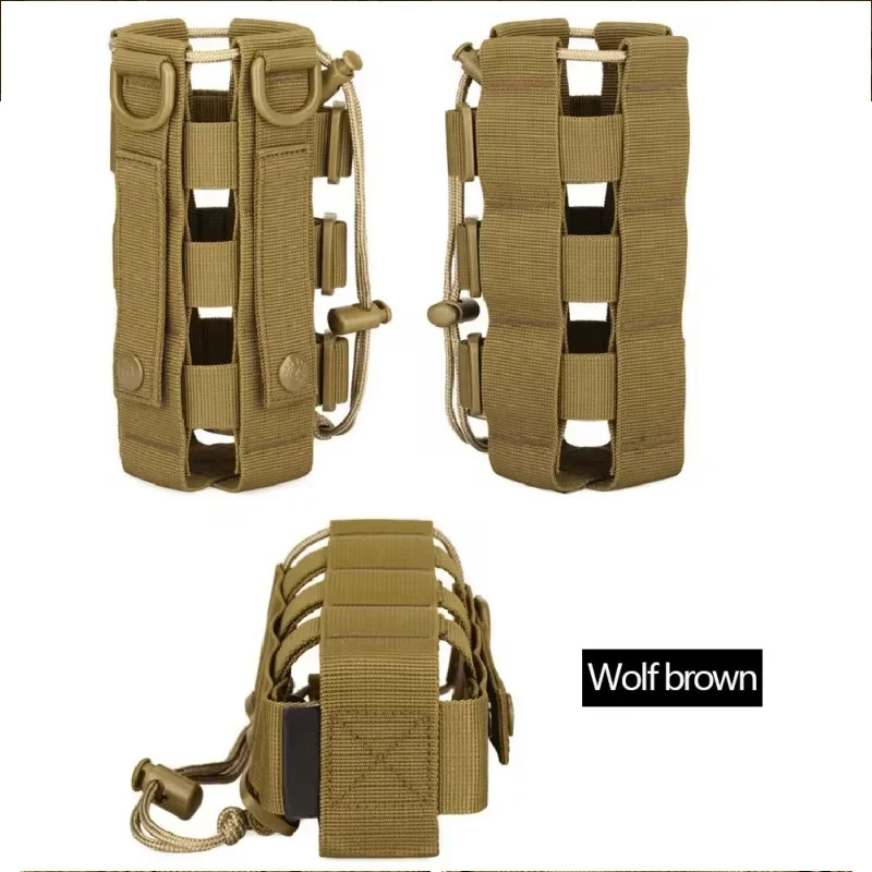 Adjustable water bottle bag Molle water bottle bag Outdoor fishing hunting mountaineering hiking water bottle bag