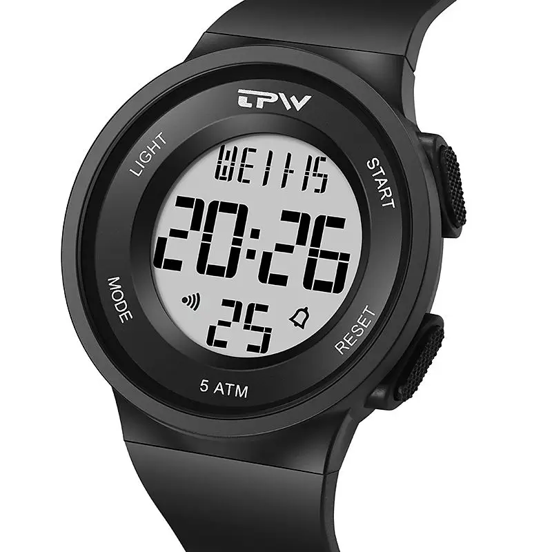 2025, LED-Armbanduhr für Damen und Herren, wasserdichte digitale Sportuhr mit Kalender, Alarm, Stoppuhr, Funktionen von Luxusdesign