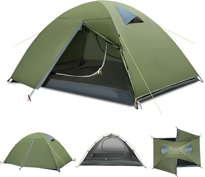 Outdoor Octagonal Tent Easy Set up with Big Breathe Mesh Tent Hexagon Camping Picnic Hunting Tent