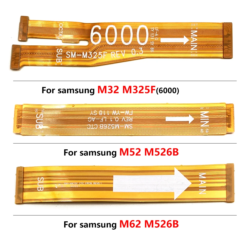 Motherboard FPC Main Board Connector Flex Cable For Samsung M21S M30S M620 M22 M12 M53 M52 M62 M32 M21 M31 M31S M51 M10 M20 M30