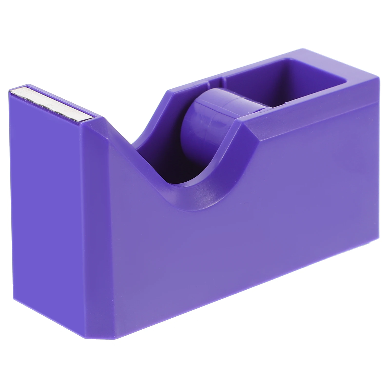 

Tape Dispenser Small Purple Transparent Holder Desk Office Supplies Lightweight Compact Storage Art Projects