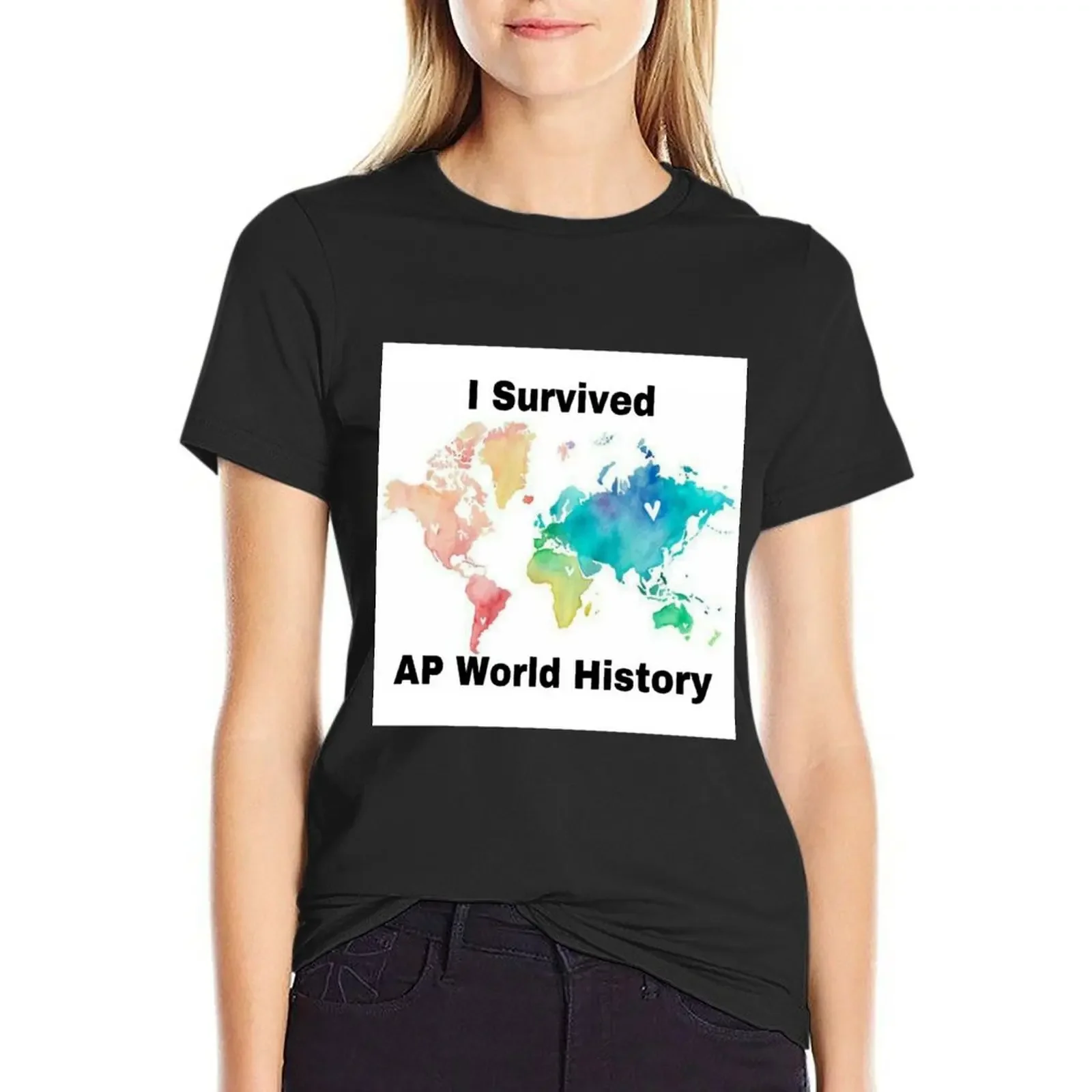 

I Survived AP World History T-Shirt sublime sweat quick drying clothes for woman