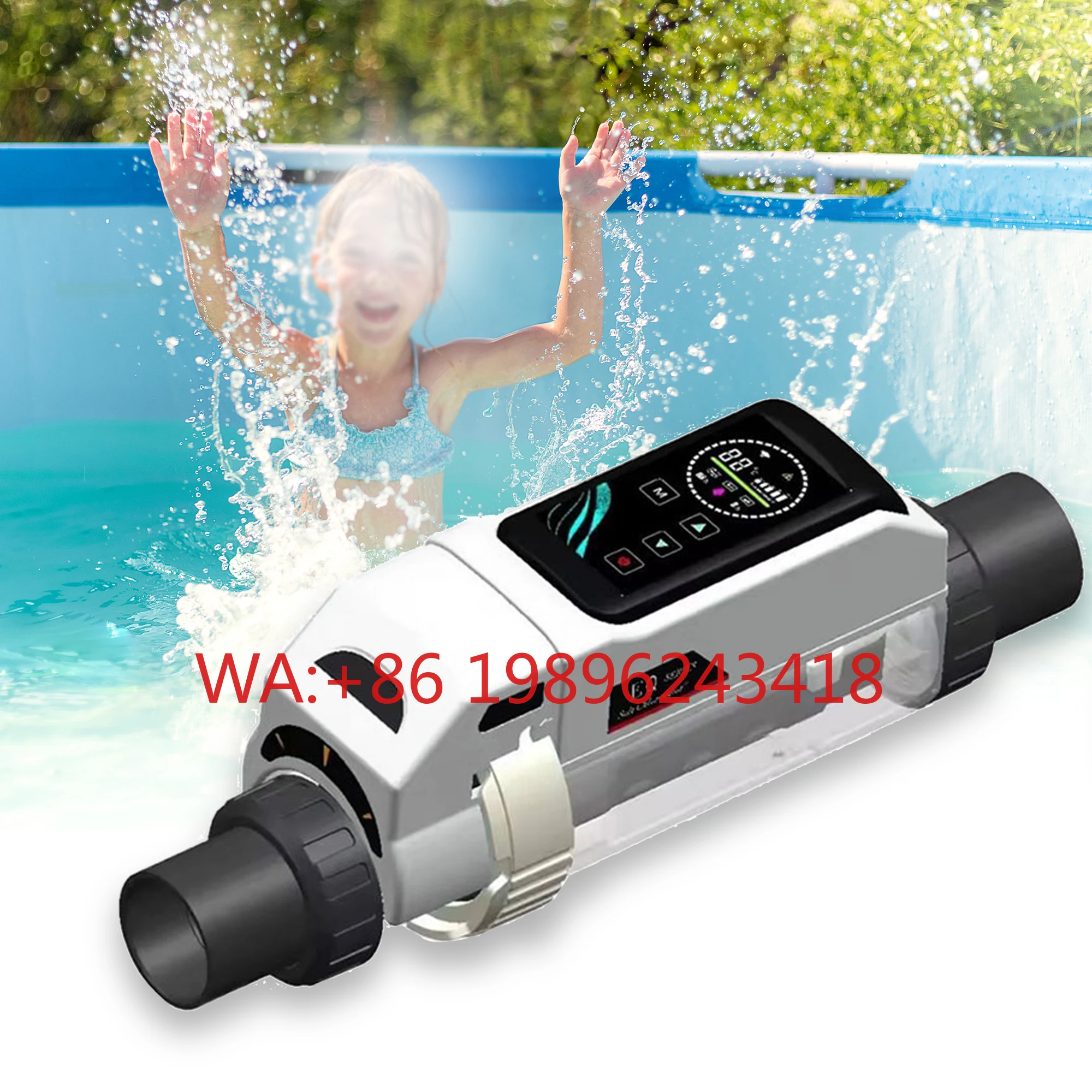 

Smart App WiFi Model EQ16 Pool Salt Chlorinator with Real-Time Water Quality Monitoring