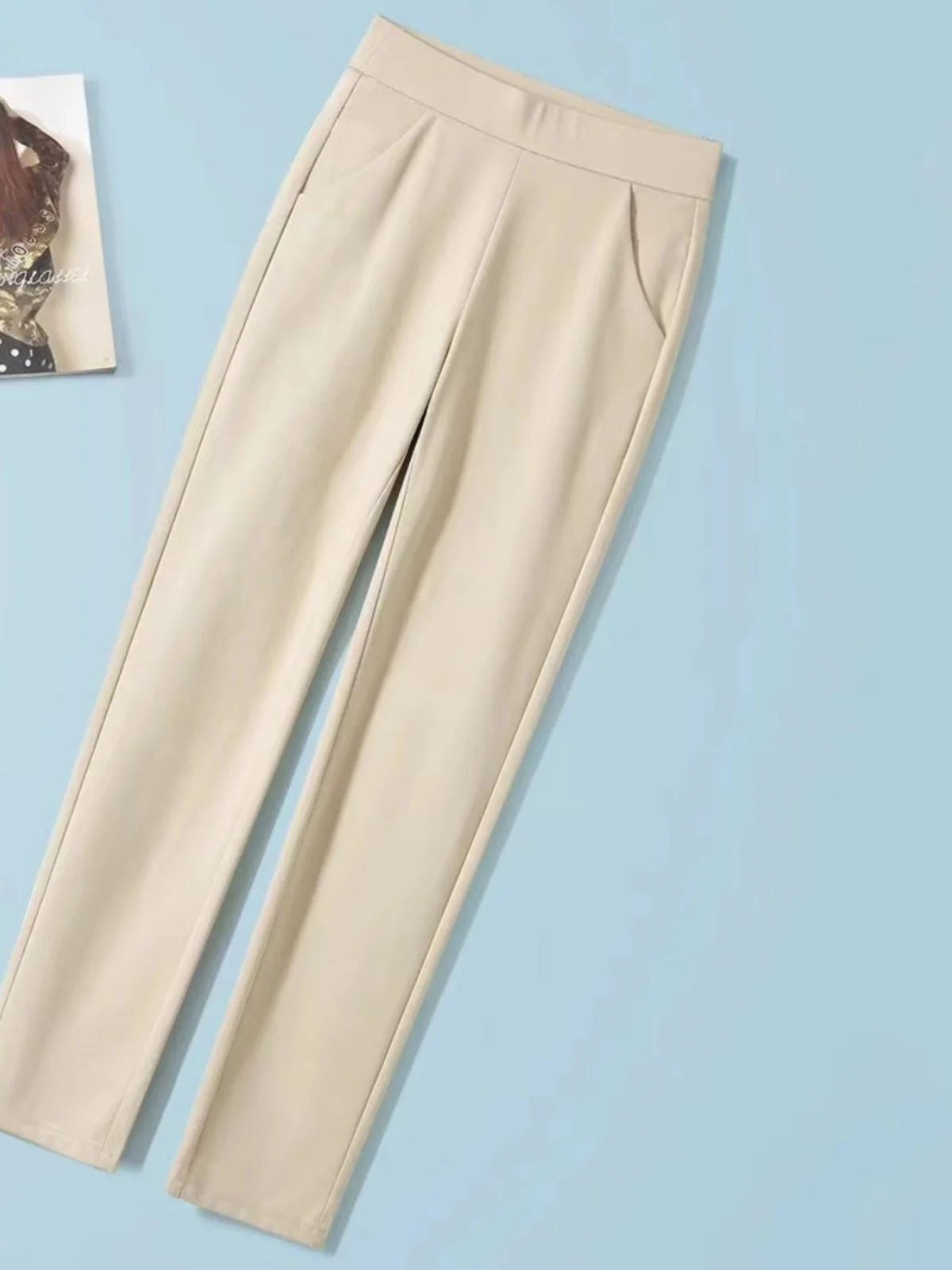 Leggings de tendencia para mujer con rayas efecto acampanado sastrería trasero elegante aspecto Push Up ropa de gimnasio pantalones blancos pantalones de Fitness