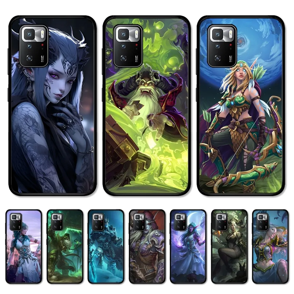 W-Warcraft Game Phone Case For Redmi 5 6 7 8 9 10 plus pro 6 7 8 9 A GO K20 K30 K40 pro plus F3 Fundas