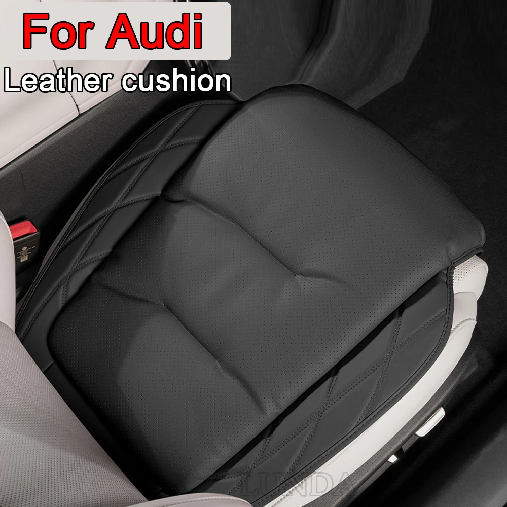 

Кожаная подушка для автомобильного сиденья, защитный коврик для сиденья, чехлы для автомобильных сидений для Audi A1, A3, 8P, A4, B9, A5, A6, C7, 8S, 8W, A7, A8, Q3, Q5, Q7, 4M, S4, S5, S6