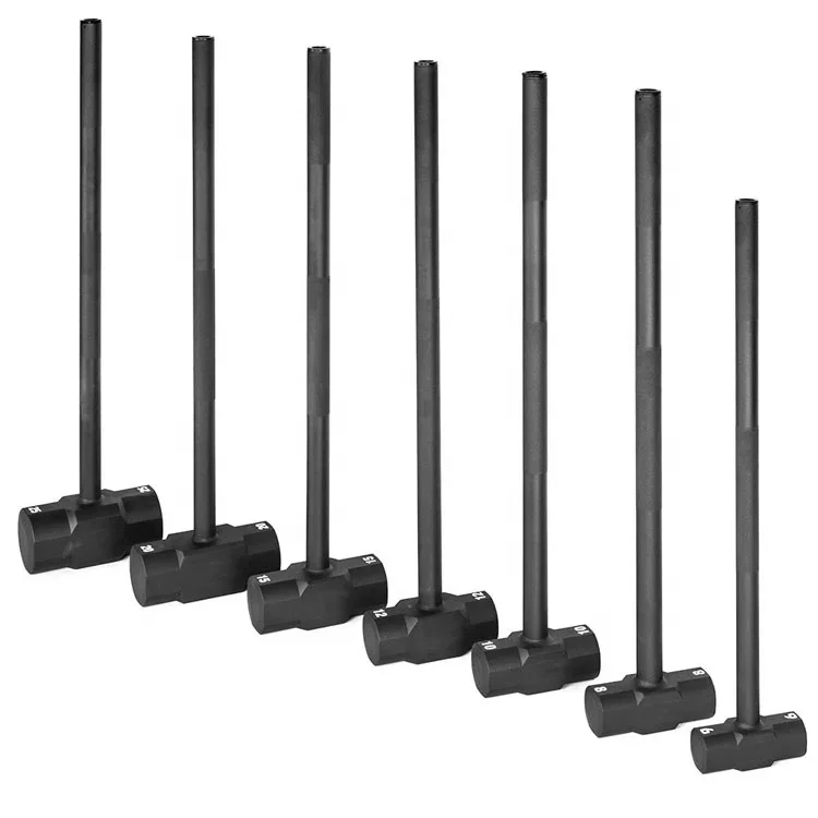 

4kg 5kg 6kg 8kg 10kg Fitness Power Strength Training Commercial Gym Equipment Steel Sledge Hammer