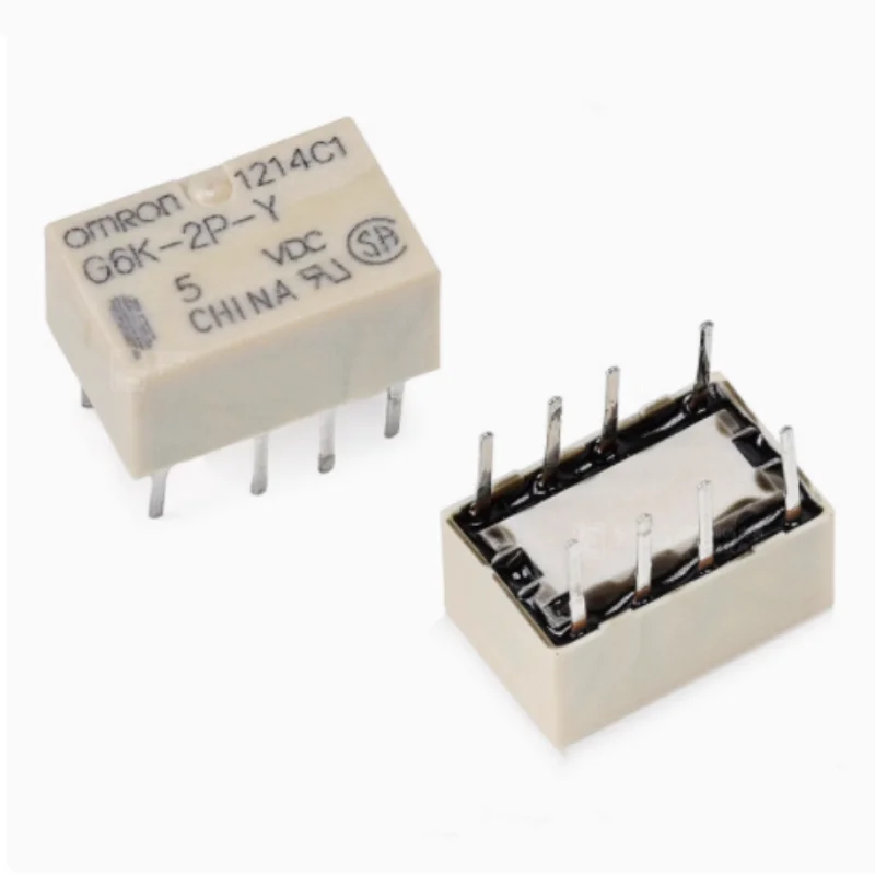 

5pcs/lot G6K-2P-Y-DC5 5VDC Relay Original Brand New Genuine Stock 8-DIP