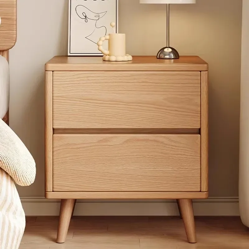 

Storage Mobile Unique Nightstands Wood Simplicity Designer Drawers Bedside Table Nordic Furniture Creativity