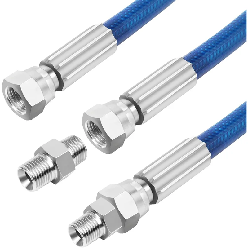 

BHBD-Paint Gun Hose,20 Inch Airless Sprayer Whip Hose–Compatible With Graco 390 395 490 495 Airless Paint Sprayers