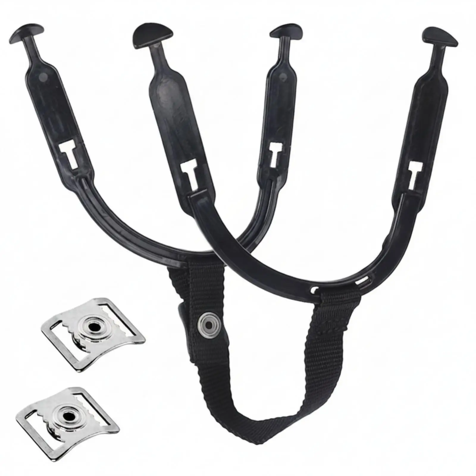 Hockey Helmet Chin Strap Repair Set PVC Braided Band for Helmet Insert Ice Hockey Practice