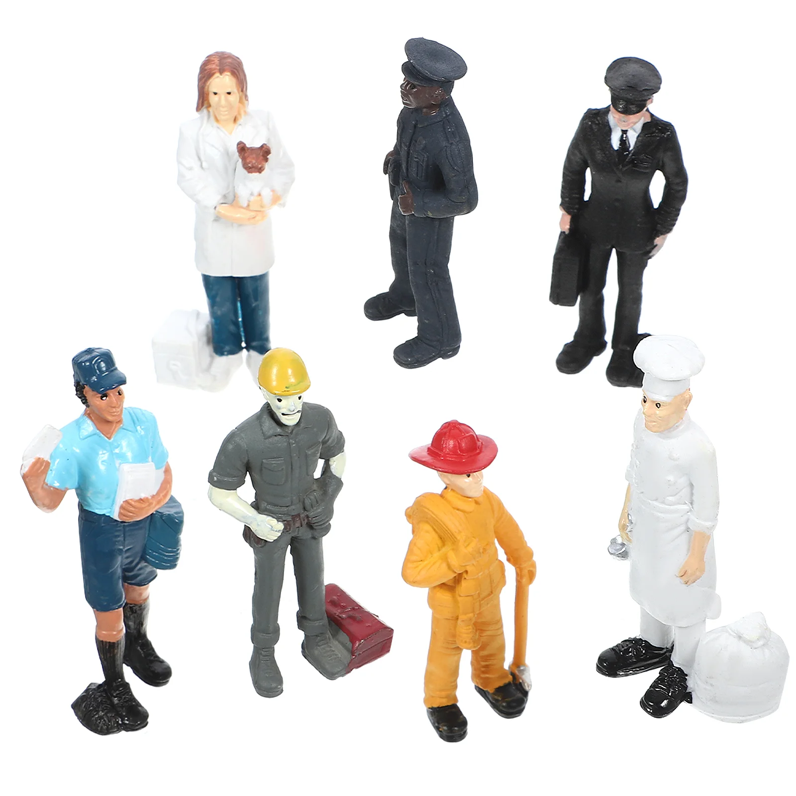 

Model Scene Decoration Child Toys Farm Worker Figurine Pvc Human Figurines Layout Figures