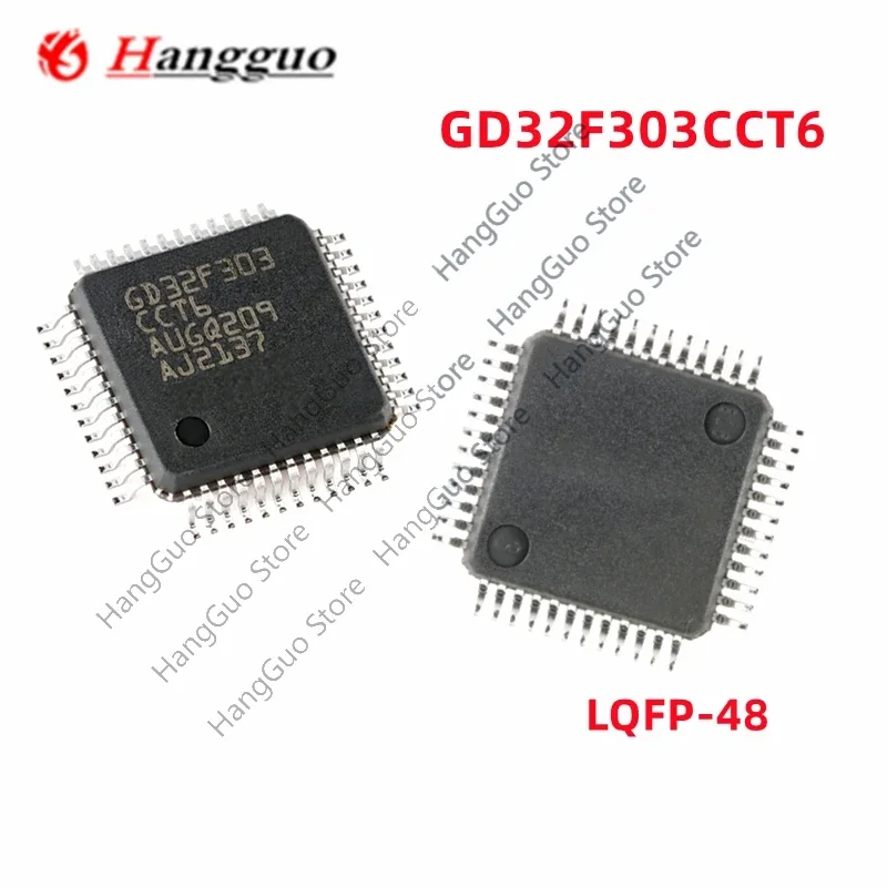 

5 шт./лот, новый оригинальный GD32F303CCT6 LQFP-48, 32-битный чип микроконтроллера, MCU IC контроллер
