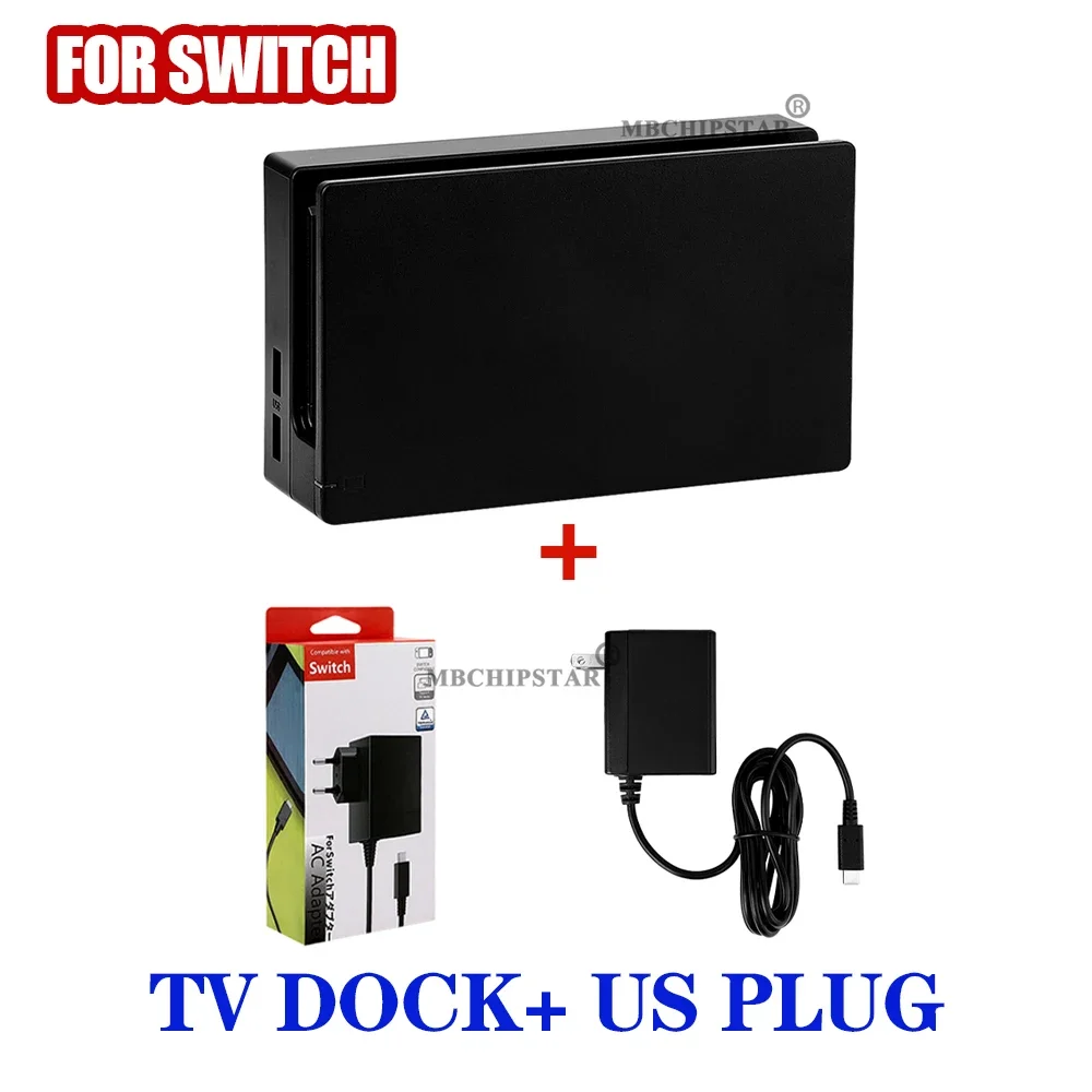 2in1 voor NS Switch oplaadstation HDMI-compatibel voor Switch TV Dock oplaadstation voor Switch AC-adapter voeding