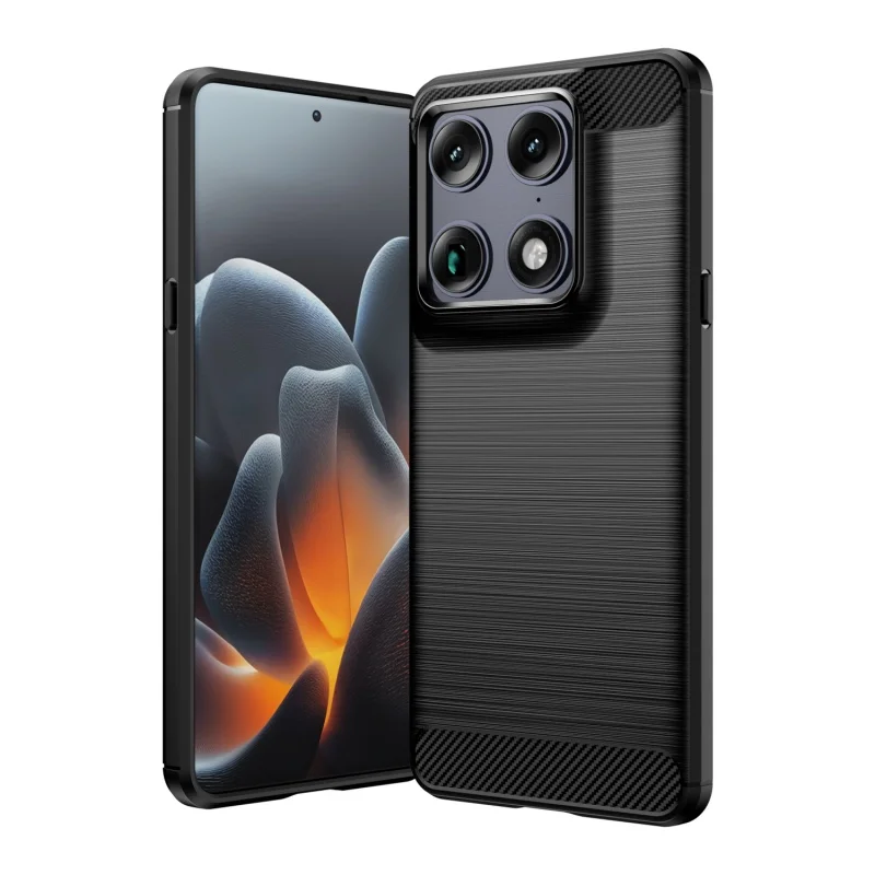 Funda Protectora para Moto Signature, Carcasa de Fibra de Carbono para Motorola Moto Signature, Fundas Protectoras de TPU Suave a Prueba de Golpes para Moto Signature